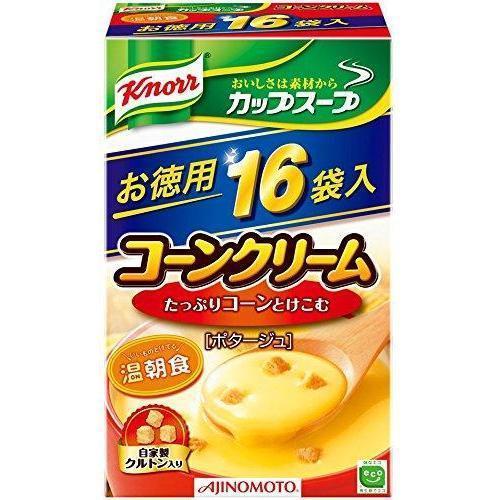Ajinomoto Knorr Cup Soup Corn Cream with Croutons 16 Servings - YOYO JAPAN