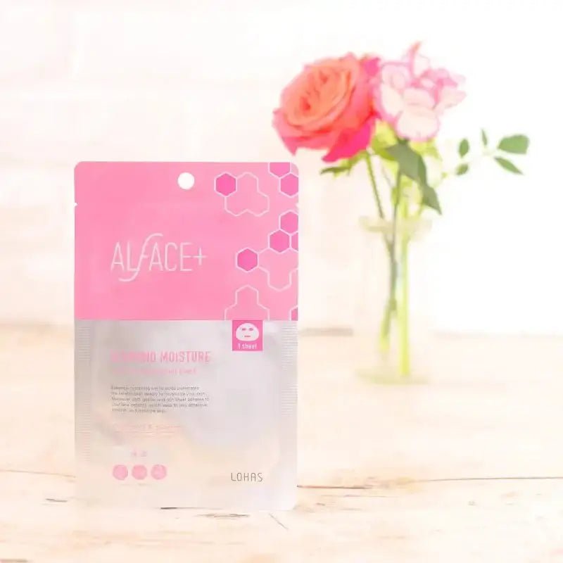 Alface Aqua Moisture Sheet Mask Diamond Moisture 5-Sheet Box - Mask For Dry & Sensitive Skin - YOYO JAPAN