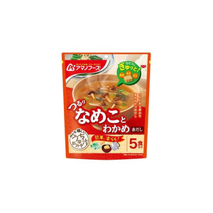 Amano Foods Freeze Dried Red Miso Soup with Nameko Mushroom 28.5g (Pack of 6)