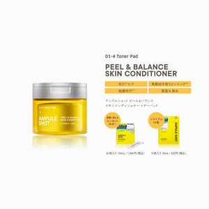 Ampoule Shot Peel Balance Toner Pad Skin Conditioner Fresh Moisture