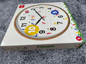 33cm Nintendo Pikmin Clock with Pikmin design, offering charm for collectors