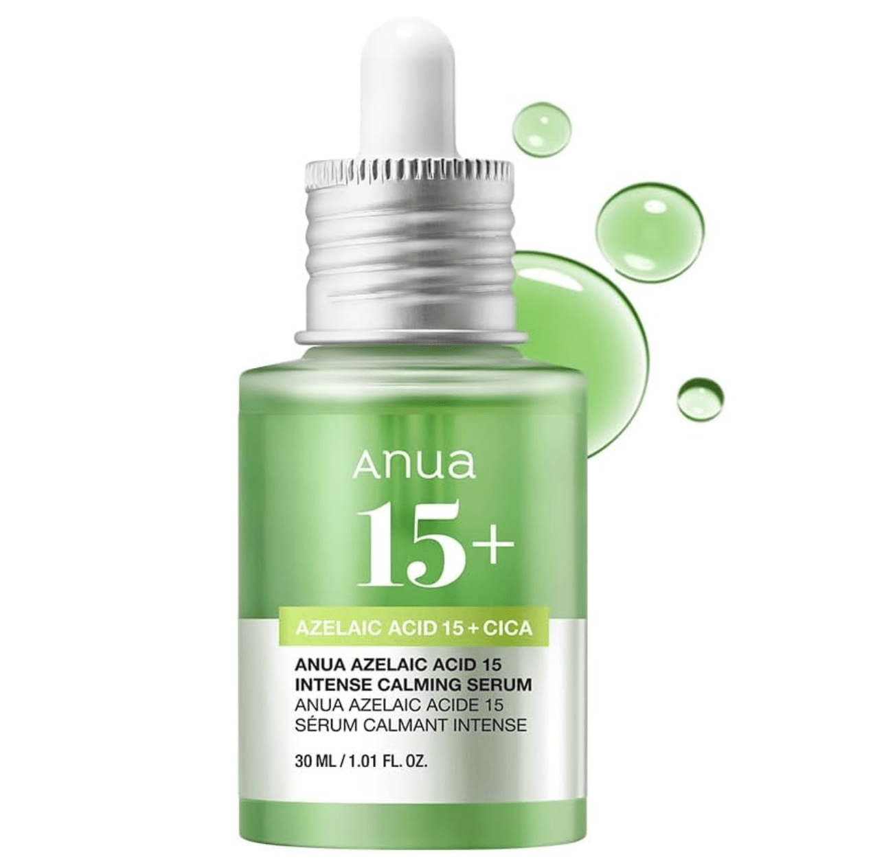 ANUA AZELAIC ACID 15 INTENSE CALMING×15 ANUA Azelaic Acid 15 Intense Calming Serum 30ml