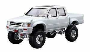 Aoshima 1/24 Toyota Ln107 Hilux Pickup Double Cab Lift Up 1994 Plastic Model Kit