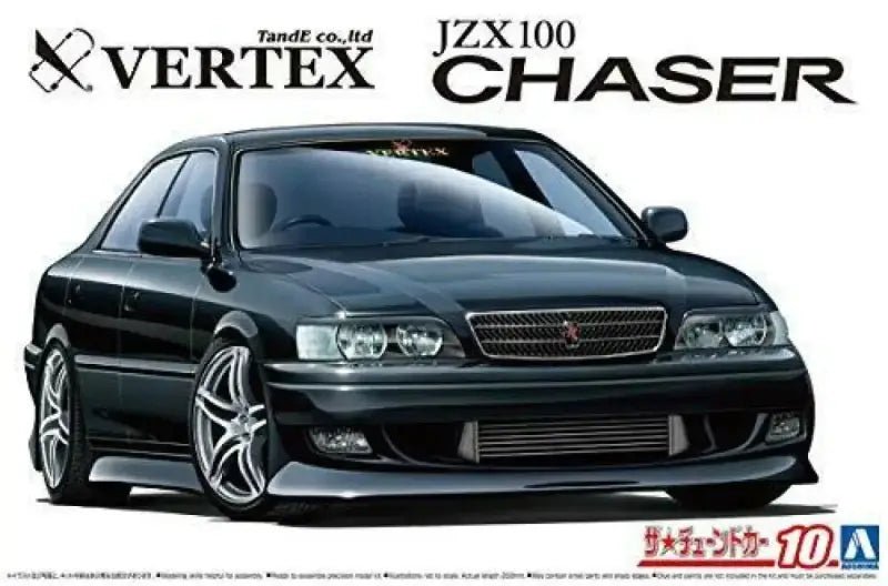 Aoshima 1/24 Scale Toyota Jzx100 Chaser Tourer V 1998 Plastic Model Kit