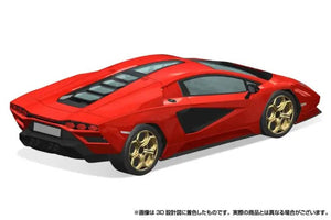 Aoshima 1/32 Lamborghini Countach Lp400 Red Snap Kit Model 19 - B | Japan