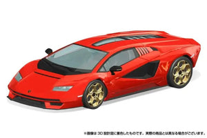 Aoshima 1/32 Lamborghini Countach Lp400 Red Snap Kit Model 19 - B | Japan