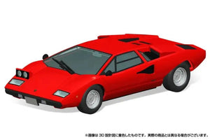 Aoshima 1/32 Lamborghini Countach Lp400 Red Snap Kit Plastic Model Japan