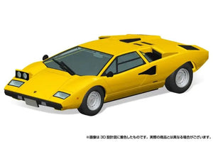 Aoshima 1/32 Lamborghini Countach Lp400 Yellow Plastic Model Kit 20 - B Japan