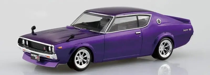 Aoshima 1/32 Nissan C110 Skyline Gt - R Custom Snap Kit Model (Metallic Purple) Japan 18 - Sp3