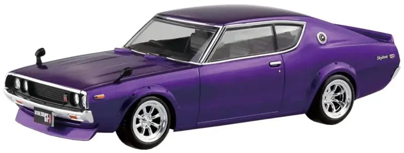 Aoshima 1/32 Nissan C110 Skyline Gt - R Custom Snap Kit Model (Metallic Purple) Japan 18 - Sp3