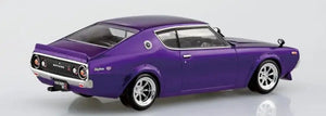 Aoshima 1/32 Nissan C110 Skyline Gt - R Custom Snap Kit Model (Metallic Purple) Japan 18 - Sp3