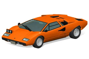 Aoshima Bunka Kyozai 1/32 Lamborghini Countach Lp400 Orange Model Kit Japan