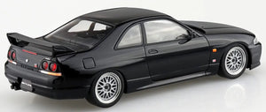 Aoshima Bunka Kyozai 1/32 Nissan R33 Skyline Gt - R Snap Kit Japan Black Color Coded Plastic Model No.15 - Sp2