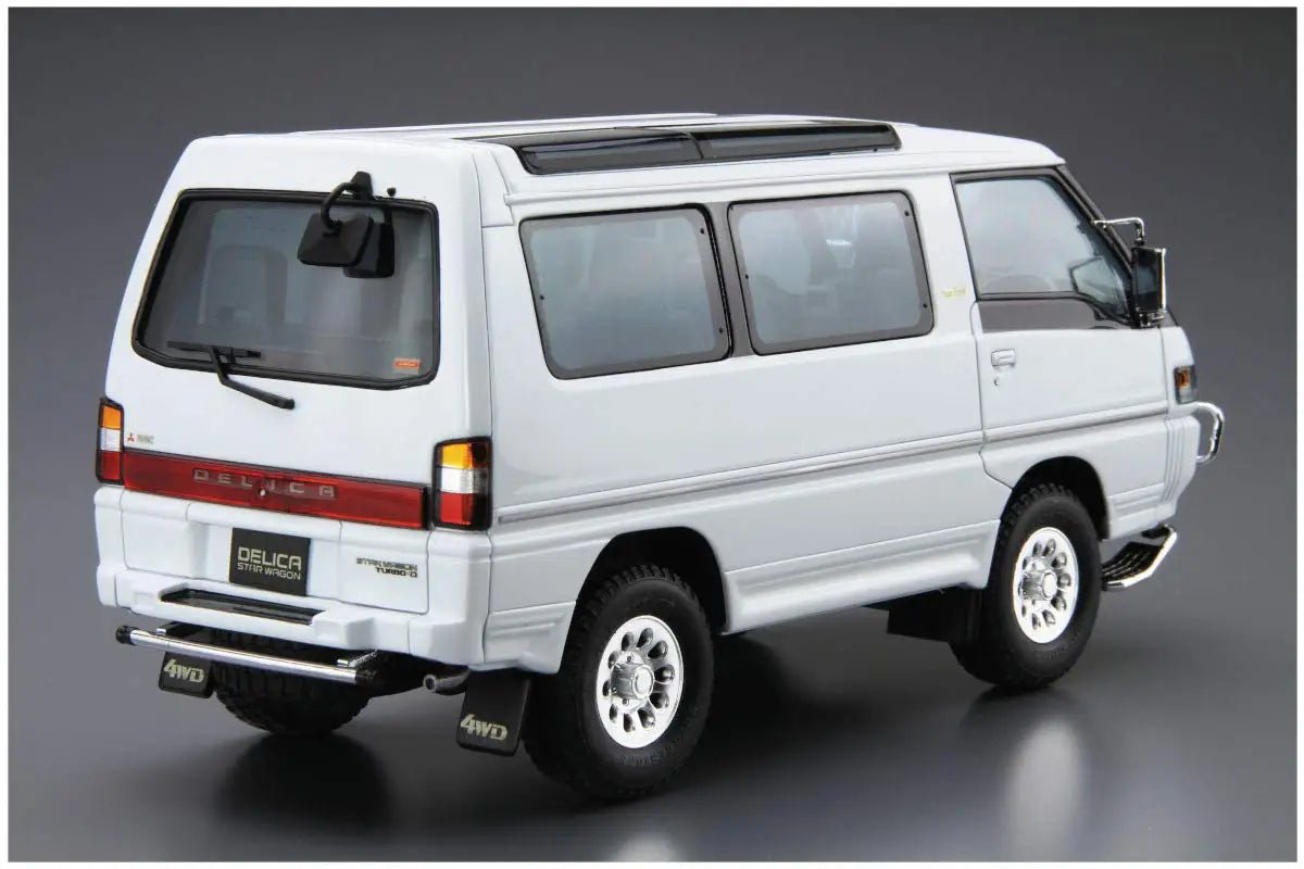 AOSHIMA The Model Car 1/24 Mitsubishi P35W Delica Star Wagon `91 Plastic Model