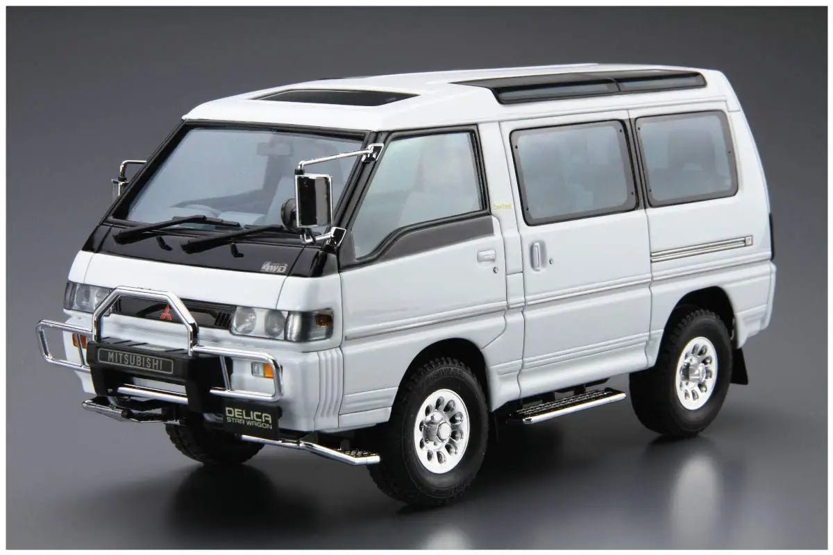 AOSHIMA The Model Car 1/24 Mitsubishi P35W Delica Star Wagon `91 Plastic Model