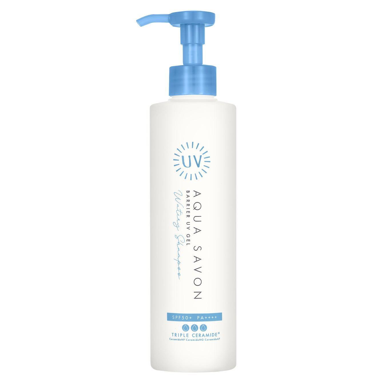 Aqua Savon Triple Ceramide Barrier UV Gel Sunscreen SPF50+ PA++++ 200g - YOYO JAPAN