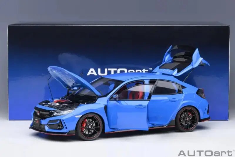 Autoart 1/18 Honda Civic Type R Fk8 2021 Racing Blue Pearl