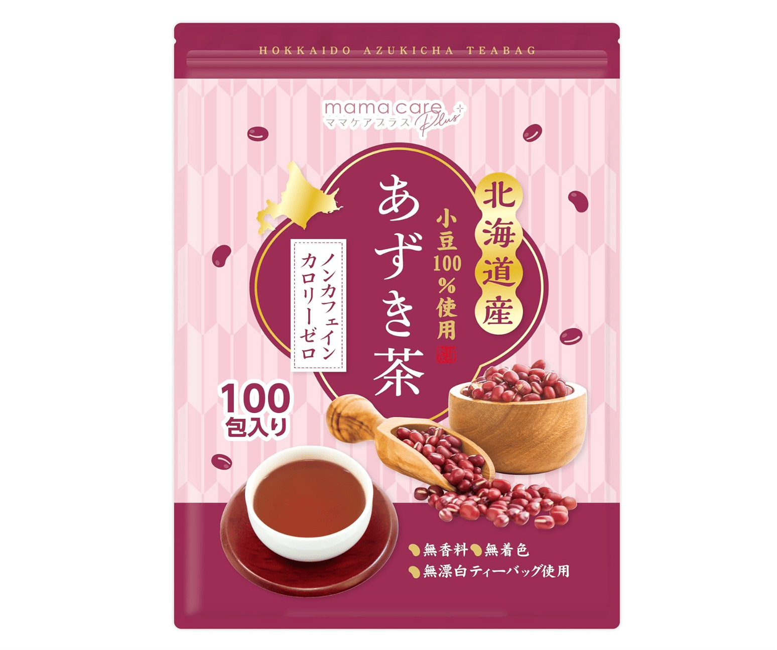 Azuki Tea, 100% Hokkaido (4g) x 100 Pcs