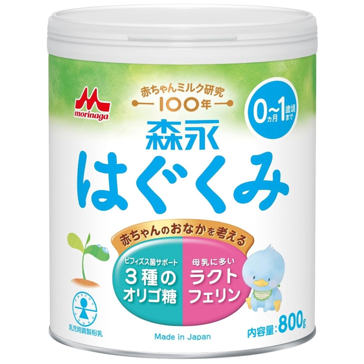 “Morinaga Hagukumi Infant Formula large 800 g can”