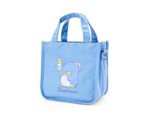 Compact Sanrio Tuxedo Sam 2-Way Tote Bag, versatile tote & shoulder style, perfect for Sanrio fans
