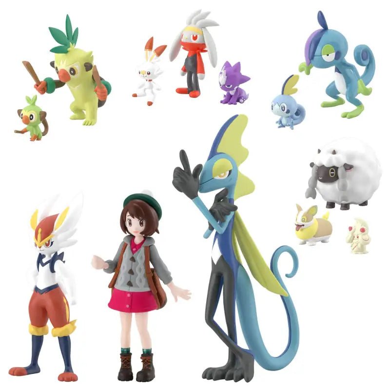 BANDAI CANDY Pokemon Scale World Galar Region Figure Set