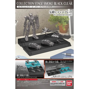 Bandai Collection Stage Smoke Black Clear Display - Plastic Model Kit