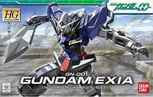 Bandai Gn-001 Gundam Exia Hg 1/144 Gunpla Model Kit