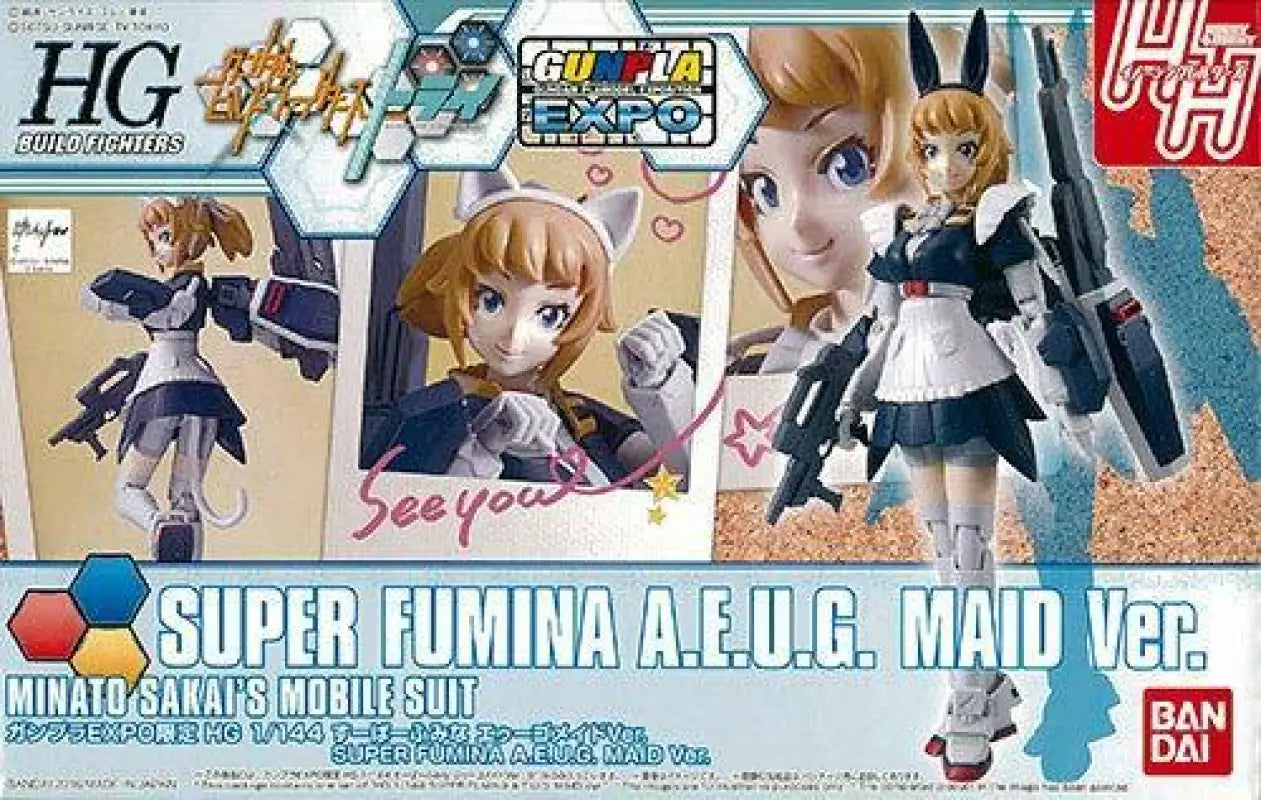 Bandai Gunpla Expo Hh Hgbf 1/144 Super Fumina Aeug Maid Ver Minato Sakai Ms Kit - Plastic Model