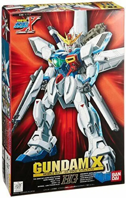 Bandai Gx-9900 Gundam X 1/100 Plastic Model Kit - Gunpla