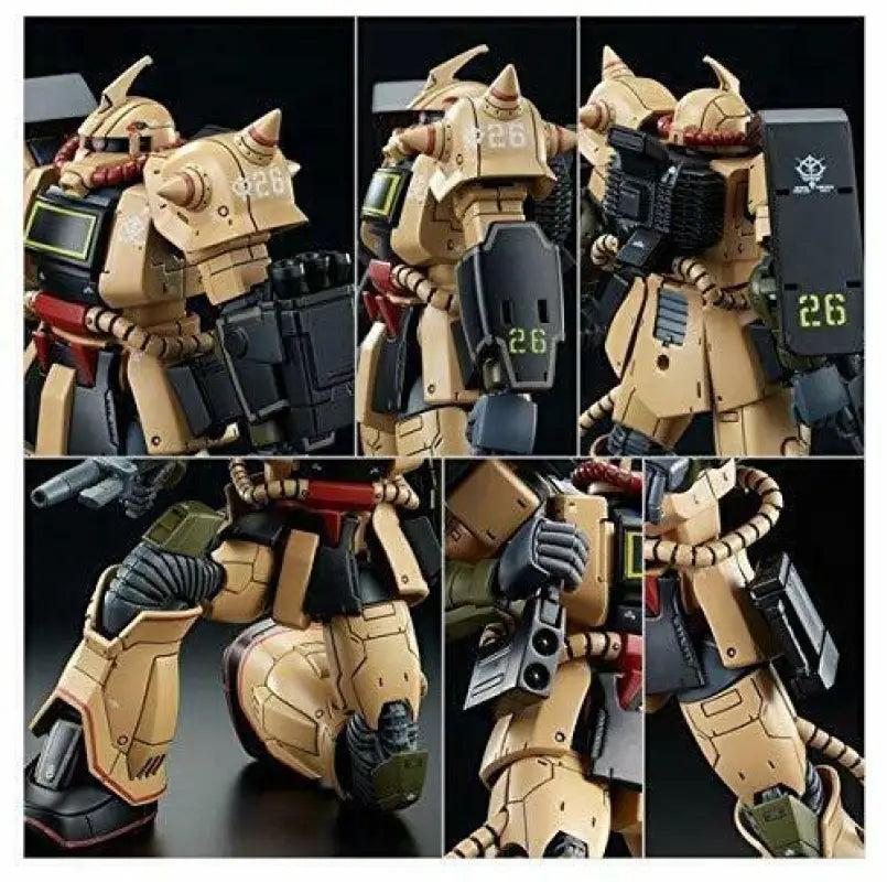 Bandai Hg 1/144 Ms-06d Zaku Desert Type Kit Gundam - Plastic Model