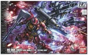 Bandai Hg 1/144 Ms-06r Zaku Ii Psycho Gundam Thunderbolt Ver Model Kit - Gunpla