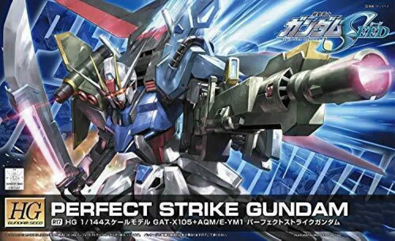 Bandai Hg 1/144 R17 Perfect Strike Gundam Plastic Model Kit - Gunpla