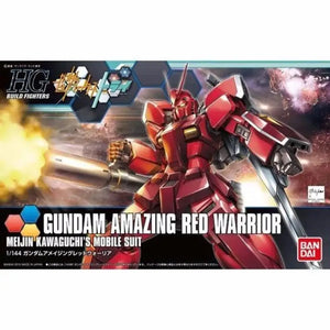 Bandai Hgbf 1/144 Gundam Amazing Red Warrior Model Kit Build Fighters - Gunpla