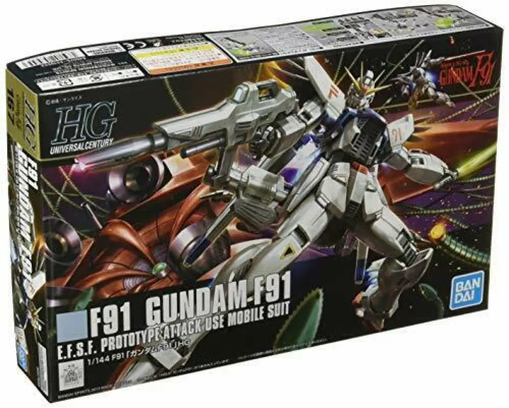 Bandai Hguc 1/144 Gundam F91 Formula 91 Plastic Model Kit - Gunpla