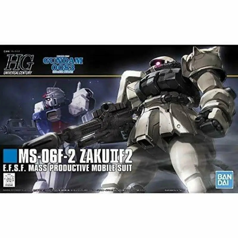 Bandai Hguc 1/144 Ms-06f-2 Zaku Ii Type F2 E.f.f. Ver. Plastic Model Kit - Gunpla