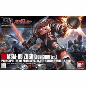 Bandai Hguc 1/144 Msm-08 Zogok Unicorn Ver Plastic Model Kit Gundam Uc Japan - Gunpla