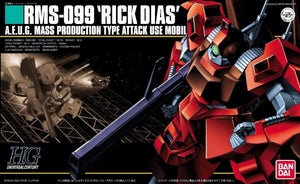 Bandai Hguc 1/144 Rms-099 Rick Dias Quattro Custom Plastic Model Kit - Gunpla