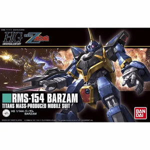 Bandai Hguc 1/144 Rms-154 Barzam Plastic Model Kit Z Gundam F/s - Gunpla