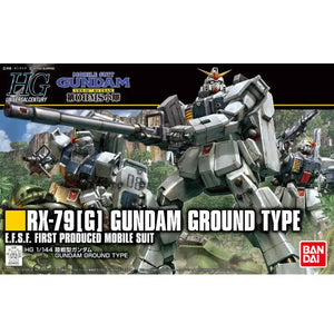 Bandai Hguc 1/144 Rx-79g Gundam Ground Type Renewal Ver Model Kit - Gunpla