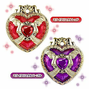 Bandai Hugtto! Precure Cure Masheri & Amur Make-up Mirai Crystal Set - TV Movie Character Toys