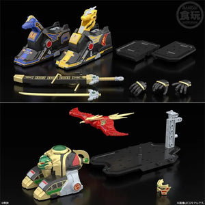 Bandai Japan Smp Five - Star Coalescence Dalian King Candy Toy 3Pcs + Ramune Candy Gosei Sentai Dairanger