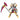 Bandai Little Battlers Experience Lbx Harlequin Plastic Model Kit