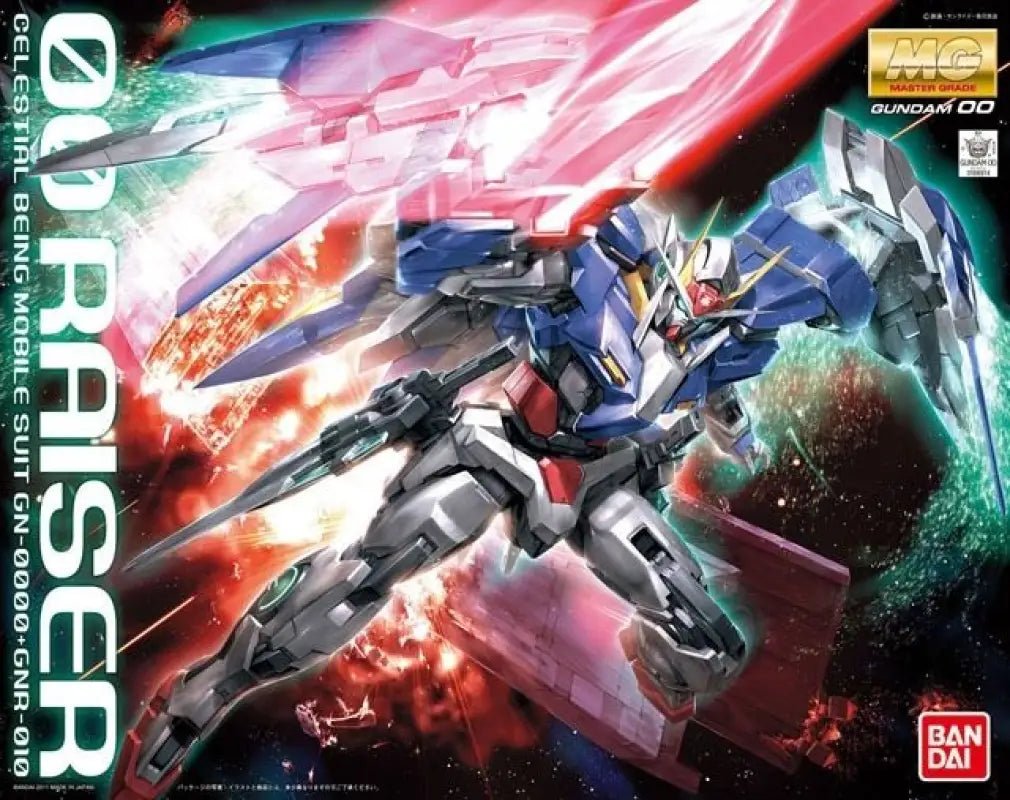 Bandai Mg 1/100 Gn-0000 + Gnr-010 00 Raiser Plastic Model Kit Gundam 00 Japan - YOYO JAPAN