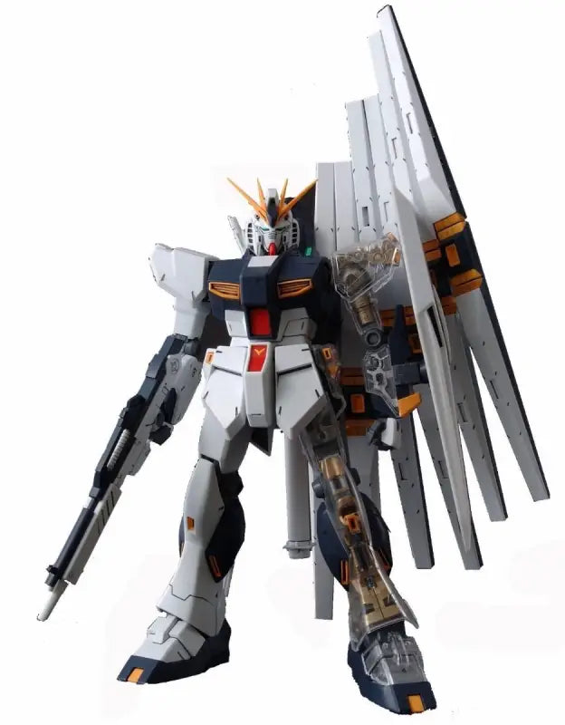 Bandai Mg 1/100 Rx-93 Nu Gundam With Extend Clear Parts Plastic Model Kit - Gunpla