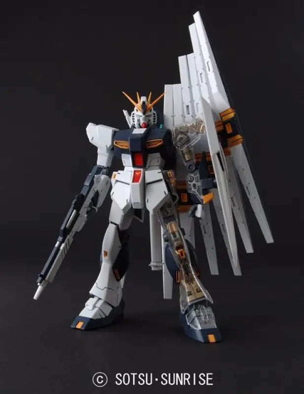 Bandai Mg 1/100 Rx-93 Nu Gundam With Extend Clear Parts Plastic Model Kit - Gunpla