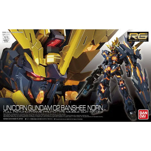 Bandai Rg 1/144 Rx-0 Unicorn Gundam 02 Banshee Norn Plastic Model Kit Uc - Gunpla