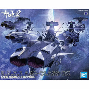 Bandai Yamato 2202 1/1000 U.n.c.f. Aaa-class Dx Platic Model Kit - Plastic