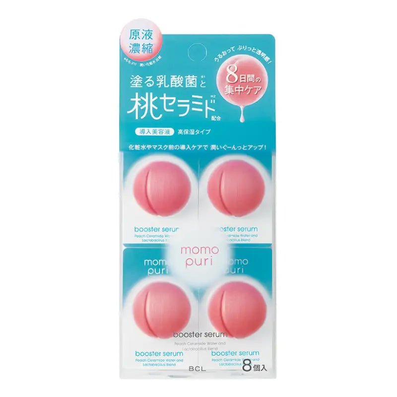 Bcl Momopuri Booster Serum Creates A Transparent & Moist Skin 3ml × 8 - Japanese Serum