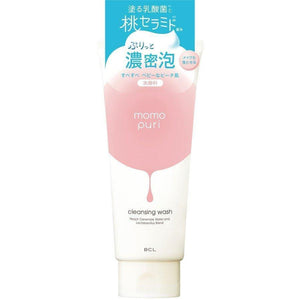 BCL Momopuri Peach Cleansing Wash Peach Cleanser 150g - YOYO JAPAN
