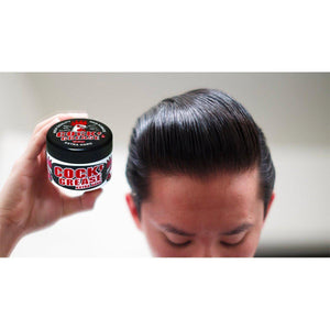 87g Cock Grease XXtra Hard Hair Pomade, high shine finish, designed for men's grooming routines